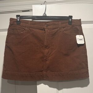 Altar'd State Chocolate Mini Skirt